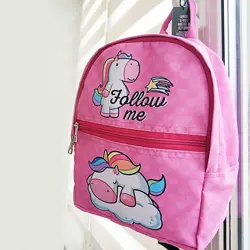 Dětský látkový batůžek Light Follow me jednorožec